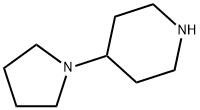 4-吡咯烷-1-基-哌啶, 5004-07-9, 结构式