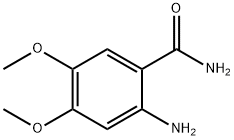 2-アミノ-4,5-ジメトキシベンズアミド 化学構造式