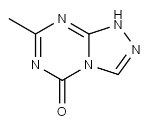 1,2,4-Triazolo[4,3-a][1,3,5]triazin-5(1H)-one, 7-methyl- (9CI) Structure