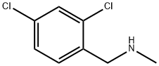 N-(2,4-二氯苄基)甲胺, 5013-77-4, 结构式