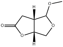 (3aS,6aR)-Tetrahydro-4-methoxyfuro[3,4-b]furan-2(3H)-one Structure