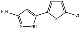 5-(5-chlorothiophen-2-yl)-1H-pyrazol-3-aMine Structure