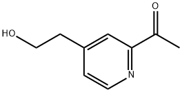 Ethanone, 1-[4-(2-hydroxyethyl)-2-pyridinyl]- (9CI) Structure
