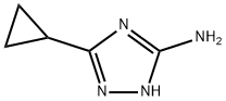 5-环丙基-1,2,4-三唑-3-胺, 502546-41-0, 结构式