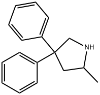 2-METHYL-4,4-DIPHENYL-PYRROLIDINE Structure