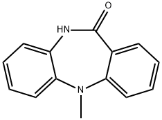 5,10-ジヒドロ-5-メチル-11H-ジベンゾ[B,E][1,4]ジアゼピン-11-オン 化学構造式