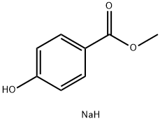 Sodium methylparaben Struktur