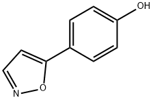 Phenol, 4-(5-isoxazolyl)- (9CI) Structure