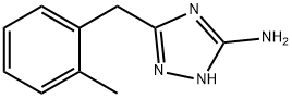 5-(2-甲基苄基)-4H-1,2,4-三唑-3-胺, 502685-45-2, 结构式