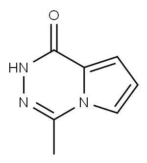 4-Methylpyrrolo[1,2-d][1,2,4]triazin-1(2H)-one 结构式