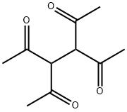 3,4-ジアセチルヘキサン-2,5-ジオン 化学構造式