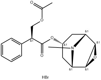 O-Acetyl-(-)-hyoscine HydrobroMide Structure
