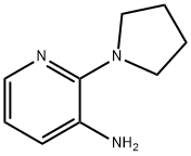 2-(ピロリジン-1-イル)ピリジン-3-アミン 化学構造式