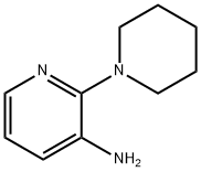 2-(ピペリジン-1-イル)ピリジン-3-アミン 化学構造式