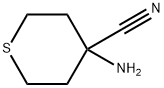 4-Aminotetrahydrothiopyran-4-carbonitrile Struktur