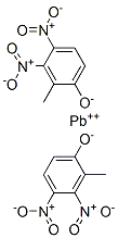 Phenol, 2-methyldinitro-, lead salt Struktur