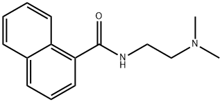 N-[2-(Dimethylamino)ethyl]naphthalene-1-carboxamide Structure