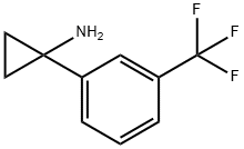 1-(3-(TRIFLUOROMETHYL)PHENYL)CYCLOPROPANAMINE Structure
