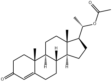 20α-Acetoxy-4-pregnen-3-one Struktur