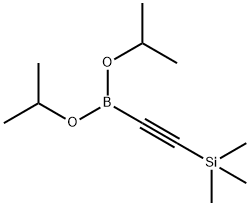 2-(TRIMETHYLSILYL)ACETYLENE-1-BORONIC ACID DIISOPROPYL ESTER Structure