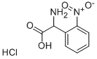 2-氨基-2-(2-硝基苯基)乙酸盐酸盐 结构式