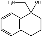 1-AMINOMETHYL-1,2,3,4-TETRAHYDRO-NAPHTHALEN-1-OL Struktur