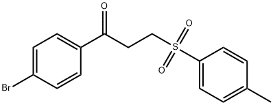 1-(4-BROMOPHENYL)-3-[(4-METHYLPHENYL)SULFONYL]-1-PROPANONE Struktur