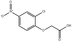 2-(2-氯-4-硝基苯氧基)乙酸, 5037-04-7, 结构式