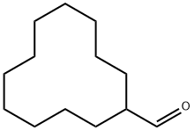 环十二烷甲醛 结构式