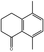 5,8-ジメチル-3,4-ジヒドロナフタレン-1(2H)-オン 化学構造式