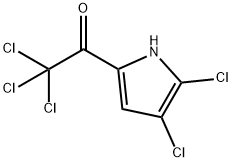 2,2,2-TRICHLORO-1-(4,5-DICHLORO-1H-PYRROL-2-YL)ETHANONE Struktur