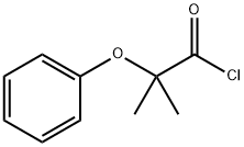 2-甲基-2-(苯氧基)丙酰氯, 50389-29-2, 结构式