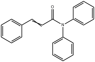 N,N,3-トリフェニルアクリルアミド 化学構造式