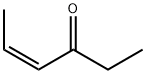 (Z)-4-ヘキセン-3-オン 化学構造式