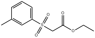 [(3-Methylphenyl)sulfonyl]acetic acid ethyl ester Struktur