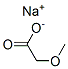 sodium methoxyacetate Structure