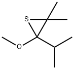 Thiirane, 2-methoxy-3,3-dimethyl-2-(1-methylethyl)- (9CI) Structure