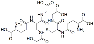 S-glycolylglutathione Struktur