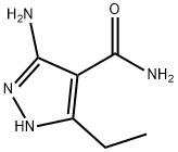 1H-Pyrazole-4-carboxamide,  3-amino-5-ethyl- Structure