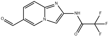 AcetaMide, 2,2,2-trifluoro-N-(6-forMyliMidazo[1,2-a]pyridin-2-yl)- Struktur