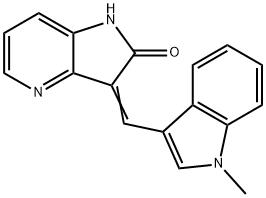 1,3-ジヒドロ-3-[(1-メチル-1H-インドール-3-イル)メチレン]-2H-ピロロ[3,2-B]ピリジン-2-オン