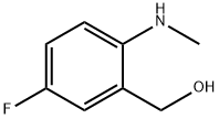 Benzenemethanol, 5-fluoro-2-(methylamino)- (9CI) Structure