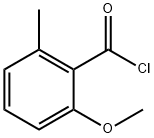 Benzoyl chloride, 2-methoxy-6-methyl- (9CI) Struktur