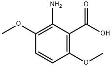 2-氨基-3,6-二甲氧基苯甲酸, 50472-10-1, 结构式