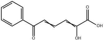 2-ヒドロキシ-6-オキソ-6-フェニル-2,4-ヘキサジエン酸 化学構造式