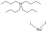 TETRA-N-BUTYLAMMONIUM DIIODOAURATE Struktur