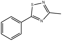 3-甲基-5-苯基-1,2,4-噻二唑, 50483-77-7, 结构式