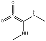 N,N'-dimethylthiourea dioxide Struktur