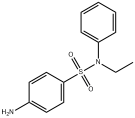 4-AMINO-N-ETHYL-N-PHENYLBENZENESULFONAMIDE Struktur