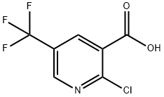 2-氯-5-三氟甲基吡啶-3-甲酸 结构式